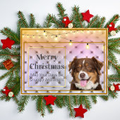 オーストラリアの羊飼いのクリスマスダイヤモンドパターン シーズンポストカード