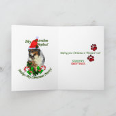 オーストラリアの羊飼いのクリスマスプレゼント シーズンカード (内部)