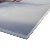 オーストラリアの羊飼いのクリスマス雪の冬 カッティングボード (角)