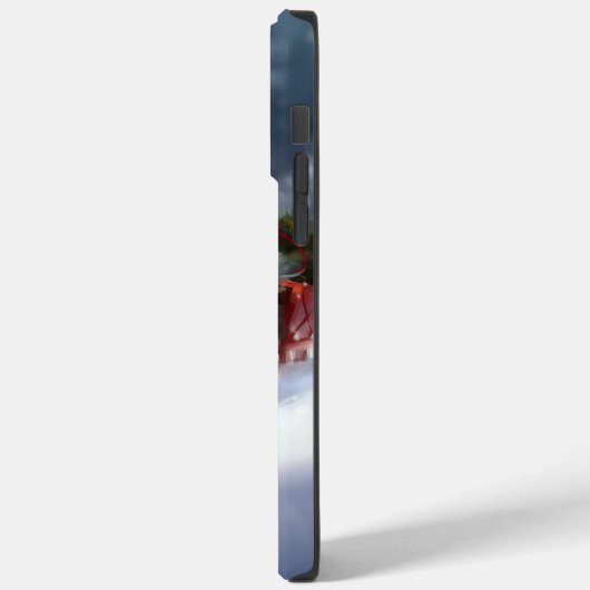 オーストラリアの羊飼いのクリスマス雪の冬 Case-Mate iPhoneケース (裏面 / 左)