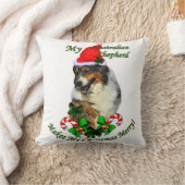 オーストラリアの羊飼いのクリスマス クッション (ブランケット)