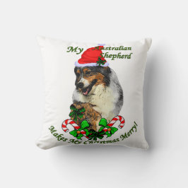 オーストラリアの羊飼いのクリスマス クッション