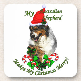 オーストラリアの羊飼いのクリスマス コースター