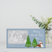 オーストラリアの羊飼いのクリスマス シーズンカード (スタンド正面)