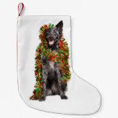 オーストラリアの羊飼いのクリスマス スモールクリスマスストッキング (正面)