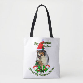 オーストラリアの羊飼いのクリスマス トートバッグ