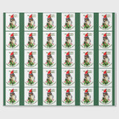 オーストラリアの羊飼いのクリスマス ラッピングペーパー (フラット)