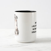 オーストラリアの羊飼いのコーヒー・マグ ツートーンマグカップ (中央)