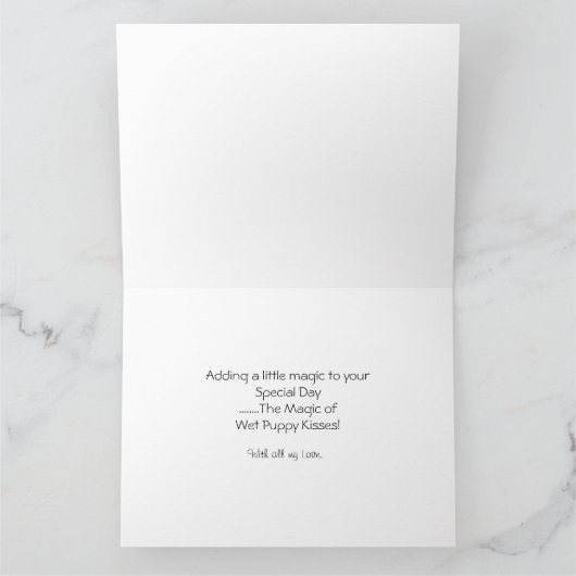 オーストラリアの羊飼いのハッピーバースデーの大きいカード カード (内部)