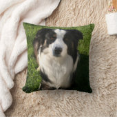 オーストラリアの羊飼いの写真の枕 クッション (ブランケット)