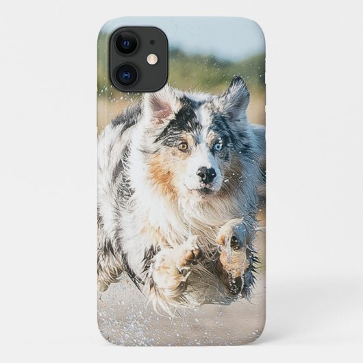 オーストラリアの羊飼いの写真を挿入 Case-Mate iPhoneケース (裏面)
