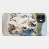 オーストラリアの羊飼いの写真を挿入 Case-Mate iPhoneケース (裏面(横))