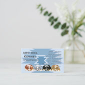 オーストラリアの羊飼いの子犬のカスタムな名刺 名刺 (スタンド正面)
