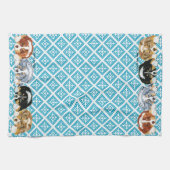 オーストラリアの羊飼いの子犬 キッチンタオル (横)