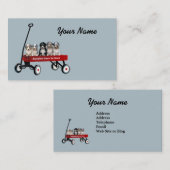 オーストラリアの羊飼いの恋人の名刺 名刺 (正面/裏面)