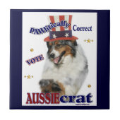 オーストラリアの羊飼いの政治的ユーモア タイル (正面)