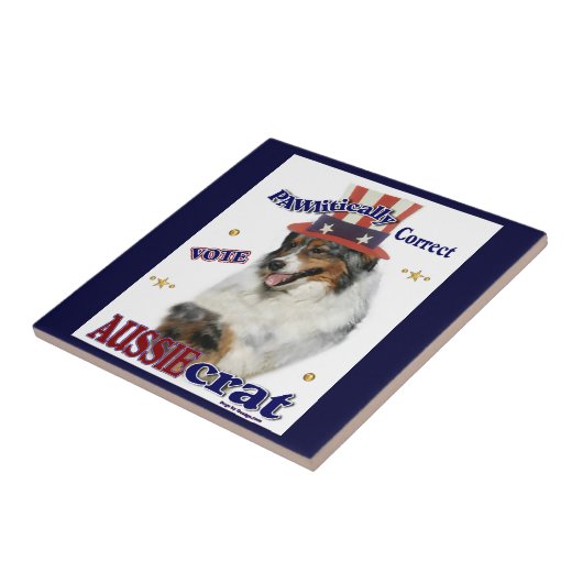 オーストラリアの羊飼いの政治的ユーモア タイル (側面)