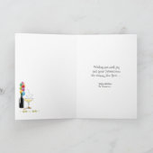 オーストラリアの羊飼いの明けましておめでとうカード シーズンカード (内部)