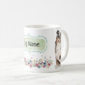 オーストラリアの羊飼いの水彩画のマグ コーヒーマグカップ (正面右)