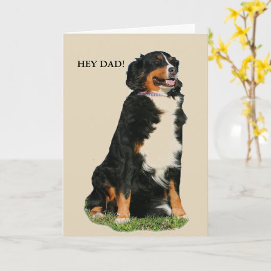 オーストラリアの羊飼いの父の日 カード (黄色い花)