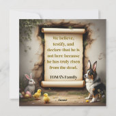 オーストラリアの羊飼いの犬とメッセージ シーズンカード (裏面)