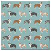 オーストラリアの羊飼いの犬は青い色をコート ファブリック (見本)