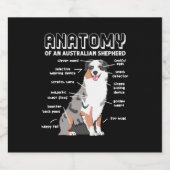 オーストラリアの羊飼いの解剖学 スパークリングワインラベル (シングルラベル)