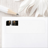 オーストラリアの羊飼いの黒いトライアイ ラベル (インサイチュ)