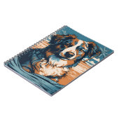 オーストラリアの羊飼いアットザトロピカルビーチ ノートブック (左側)