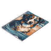 オーストラリアの羊飼いアットザトロピカルビーチ ノートブック (左側)