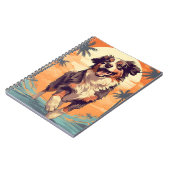 オーストラリアの羊飼いアットザトロピカルビーチ ノートブック (左側)