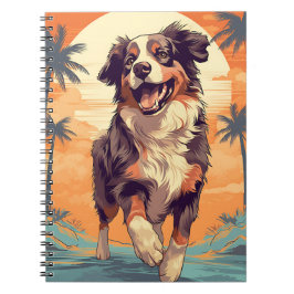 オーストラリアの羊飼いアットザトロピカルビーチ ノートブック