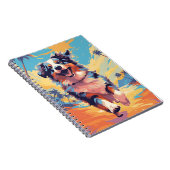 オーストラリアの羊飼いアットザトロピカルビーチ ノートブック (右側)