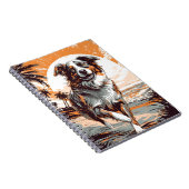 オーストラリアの羊飼いアットザトロピカルビーチ ノートブック (右側)