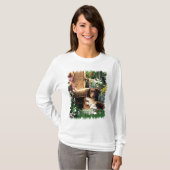 オーストラリアの羊飼いアートギフト Tシャツ (正面フル)
