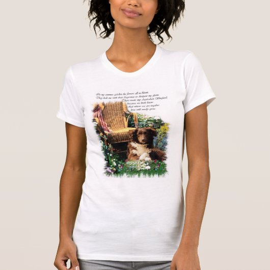 オーストラリアの羊飼いアートギフト Tシャツ (正面)