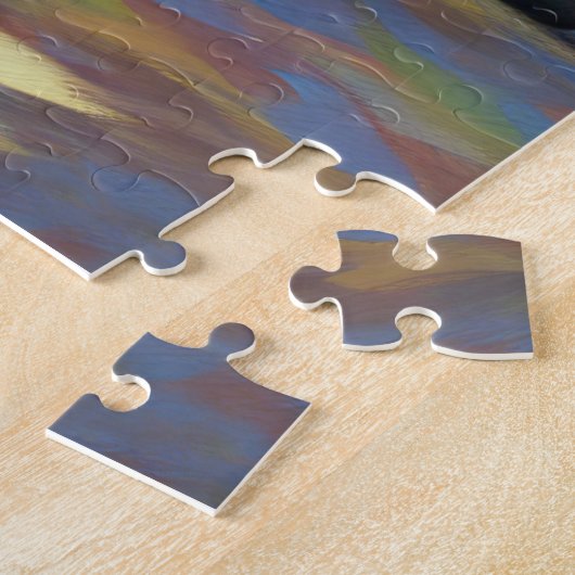 オーストラリアの羊飼いオンビーチ犬の恋人の夏のギフト ジグソーパズル