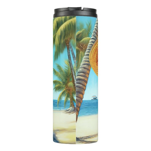 オーストラリアの羊飼いオンビーチ犬の恋人の夏のギフト タンブラー (裏面)