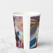 オーストラリアの羊飼いオン・パドル：風光明媚な冒険 紙コップ (右)