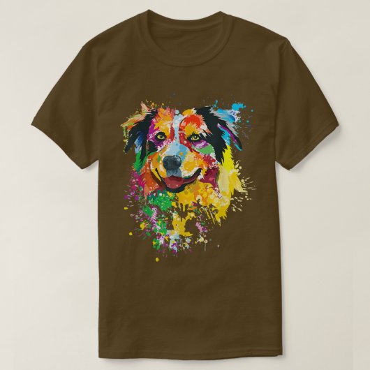 オーストラリアの羊飼いオーストラリアの羊飼い犬のために Tシャツ (デザイン正面)