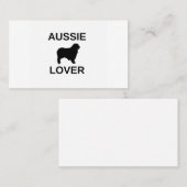 オーストラリアの羊飼いオーストラリア人の恋人 名刺 (正面/裏面)