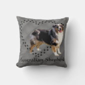 オーストラリアの羊飼いカスタマイズ可能 クッション (正面)