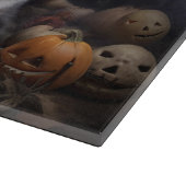 オーストラリアの羊飼いカボチャのハロウィーン怖い カッティングボード (角)