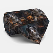 オーストラリアの羊飼いカボチャのハロウィーン怖い ネクタイ (ロール)