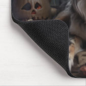 オーストラリアの羊飼いカボチャのハロウィーン怖い マウスパッド (コーナー)