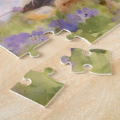 オーストラリアの羊飼いカラフルの水のアートワーク ジグソーパズル (側面)