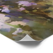 オーストラリアの羊飼いカラフルの水のアートワーク ポスター (角)