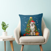 オーストラリアの羊飼いサンタ・クリスマスツリーライト クッション (椅子)