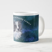 オーストラリアの羊飼いスケッチコーヒーマグ ジャンボコーヒーマグカップ (正面右)