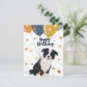 オーストラリアの羊飼いハッピーバースデー シーズンカード (スタンド正面)